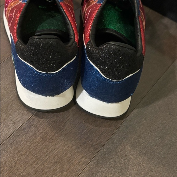 NEW Women's Size 6.5 Converse JW Anderson Thunderbolt OX Glitter Cherry B-Grade - Picture 4 of 7